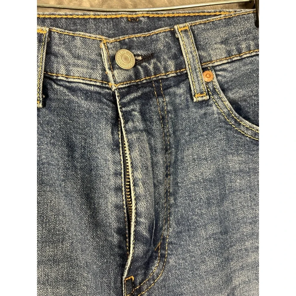 Levis 511 Slim Fit Mens Jeans 34x32 Medium Wash Blue Denim Stretch Pants